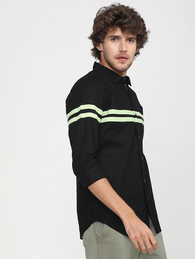 men collared stripes casual shirt - 21487616 - Standard Image - 2