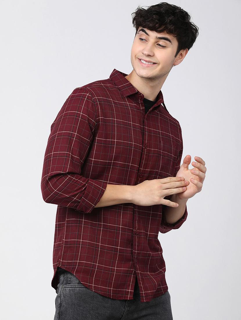 men collared long sleeves casual shirt - 21487660 - Standard Image - 2