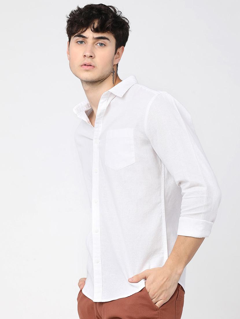 men collared long sleeves casual shirt - 21487666 - Standard Image - 2