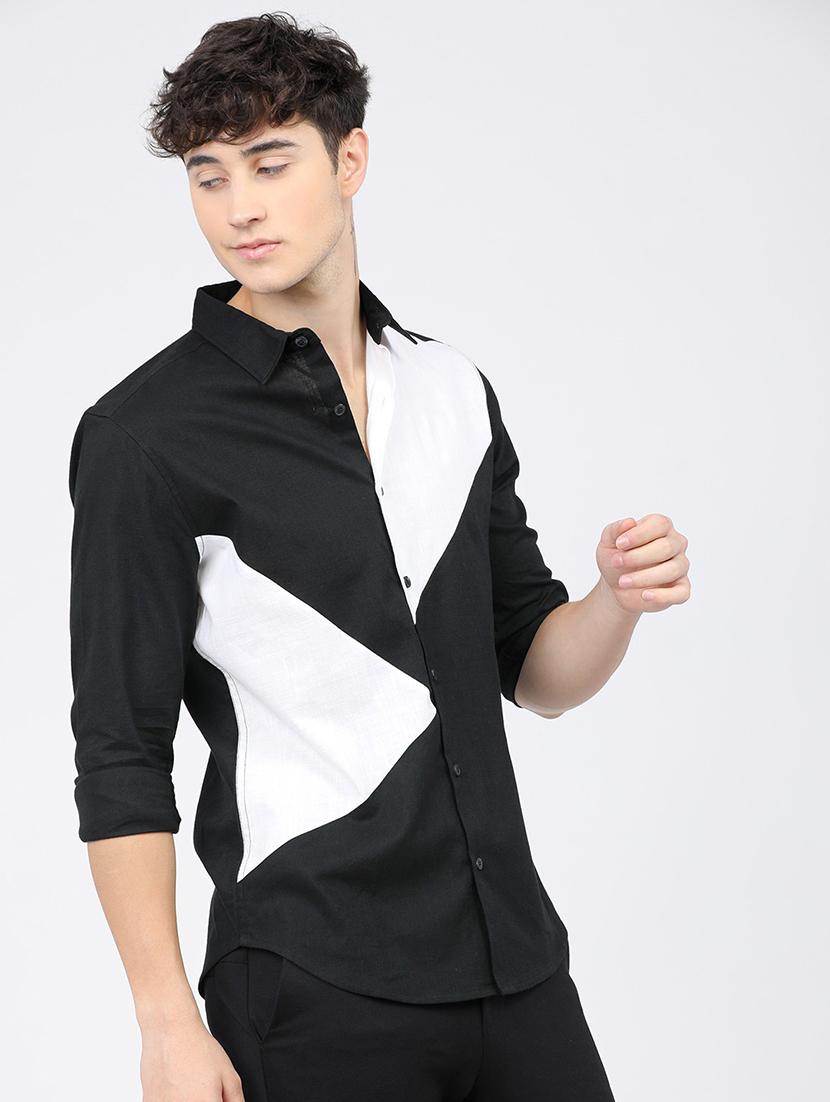 men collared long sleeves casual shirt - 21487671 - Standard Image - 2