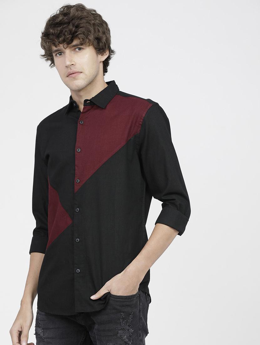 men collared long sleeves casual shirt - 21487706 - Standard Image - 2