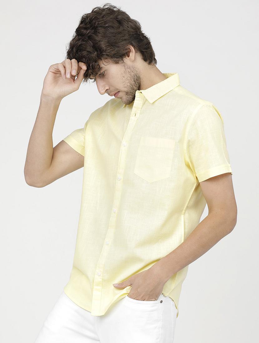 men collared short sleeves casual shirt - 21487740 - Standard Image - 2