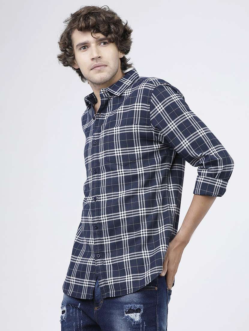 men checkered casual wear shirt - 21487847 -  Standard Image - 2