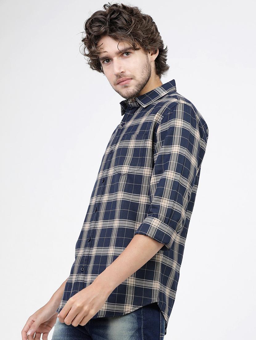 men checkered casual wear shirt - 21487848 - Standard Image - 2