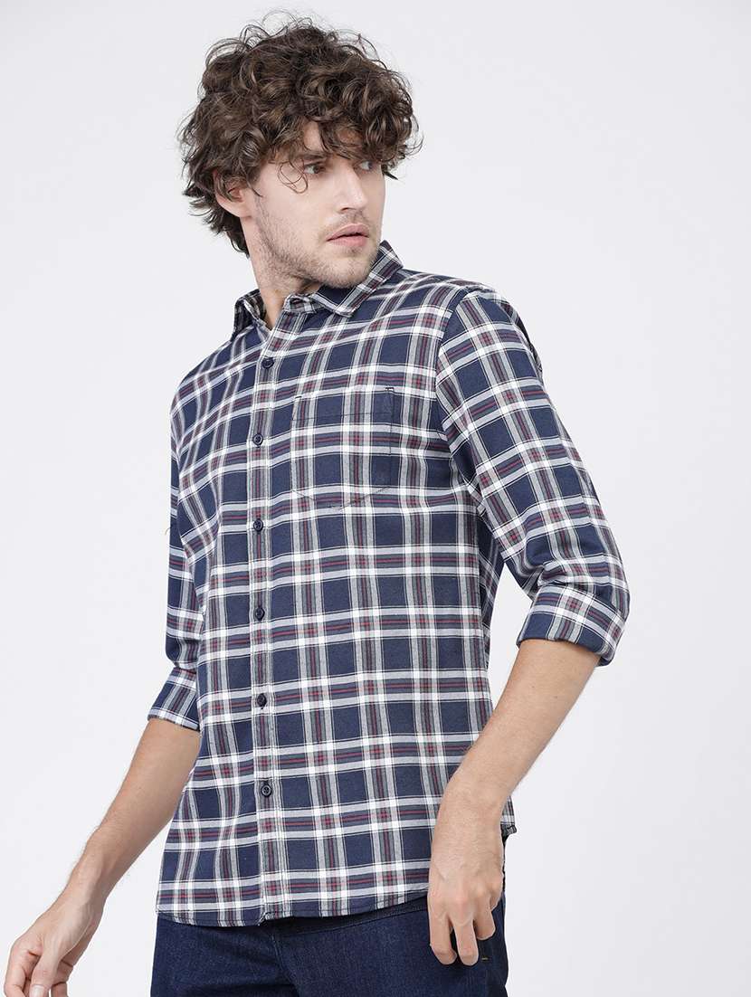 men checkered casual wear shirt - 21487859 -  Standard Image - 2