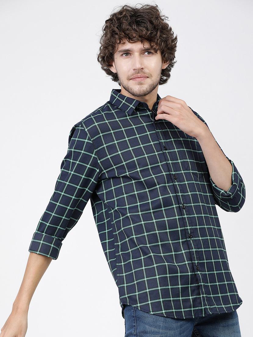 men checkered casual wear shirt - 21487876 - Standard Image - 2