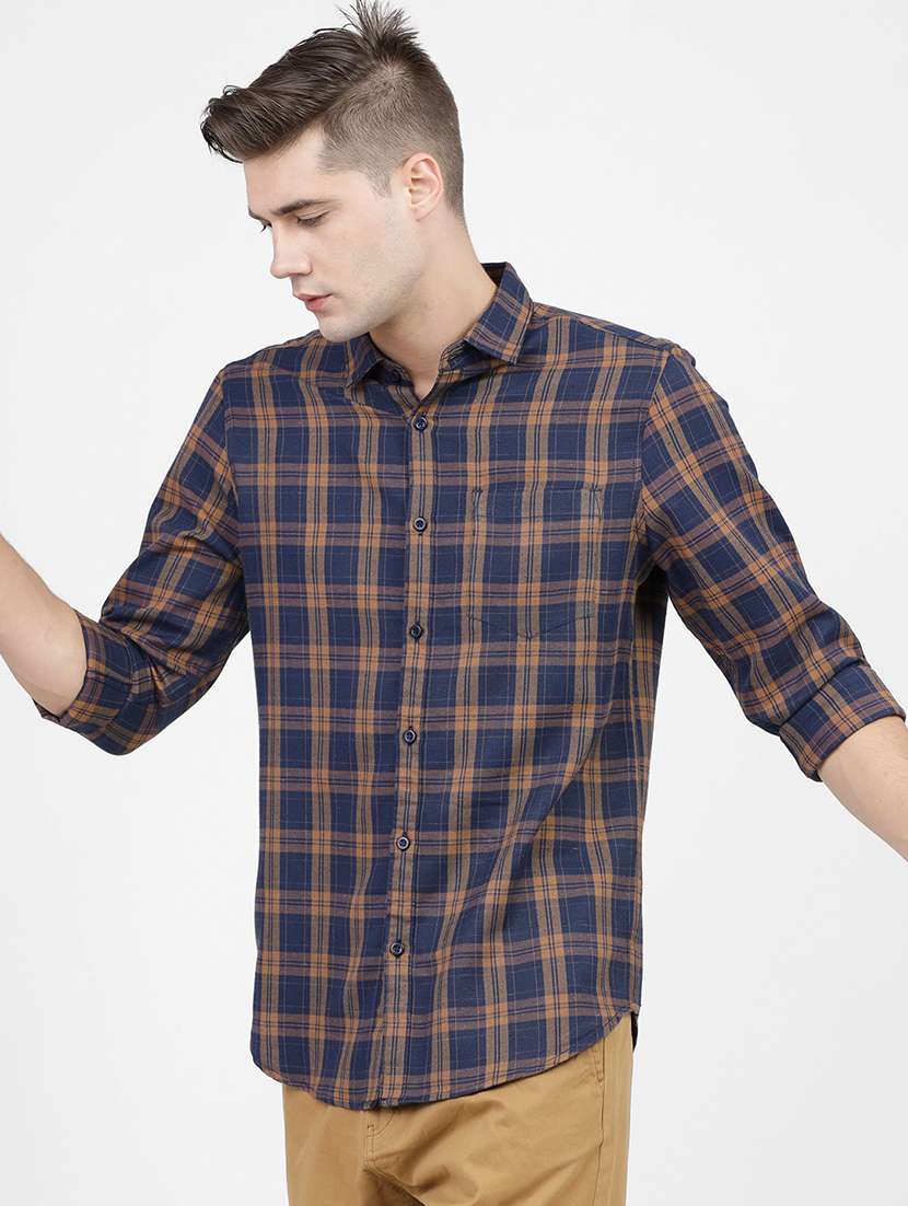 men checkered casual wear shirt - 21487892 -  Standard Image - 2