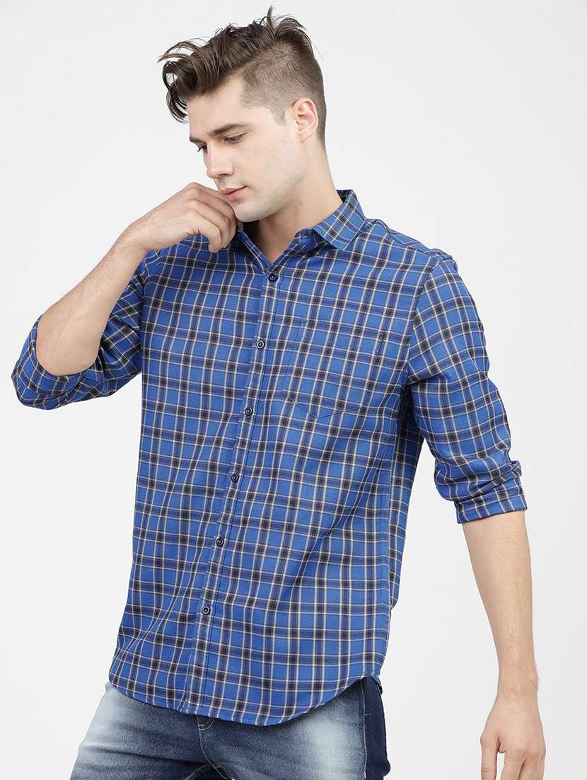 men checkered casual wear shirt - 21487909 -  Standard Image - 2