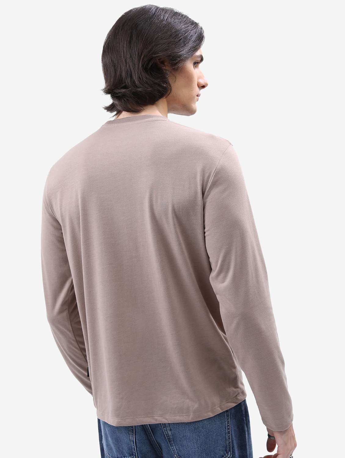 men round neck front print t-shirt - 21487972 - Standard Image - 2
