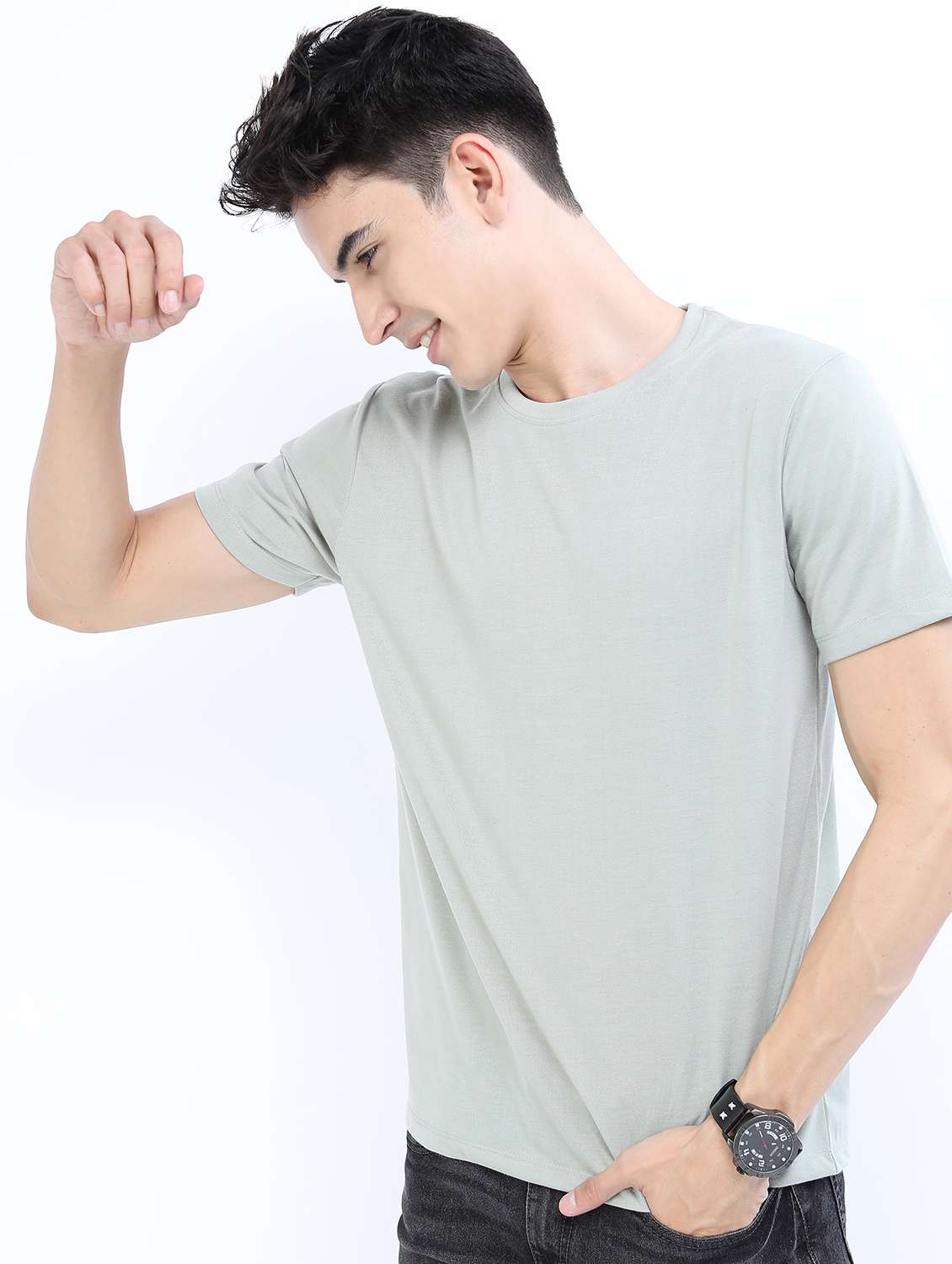 men short sleeved back printed t-shirt - 21488023 -  Standard Image - 2