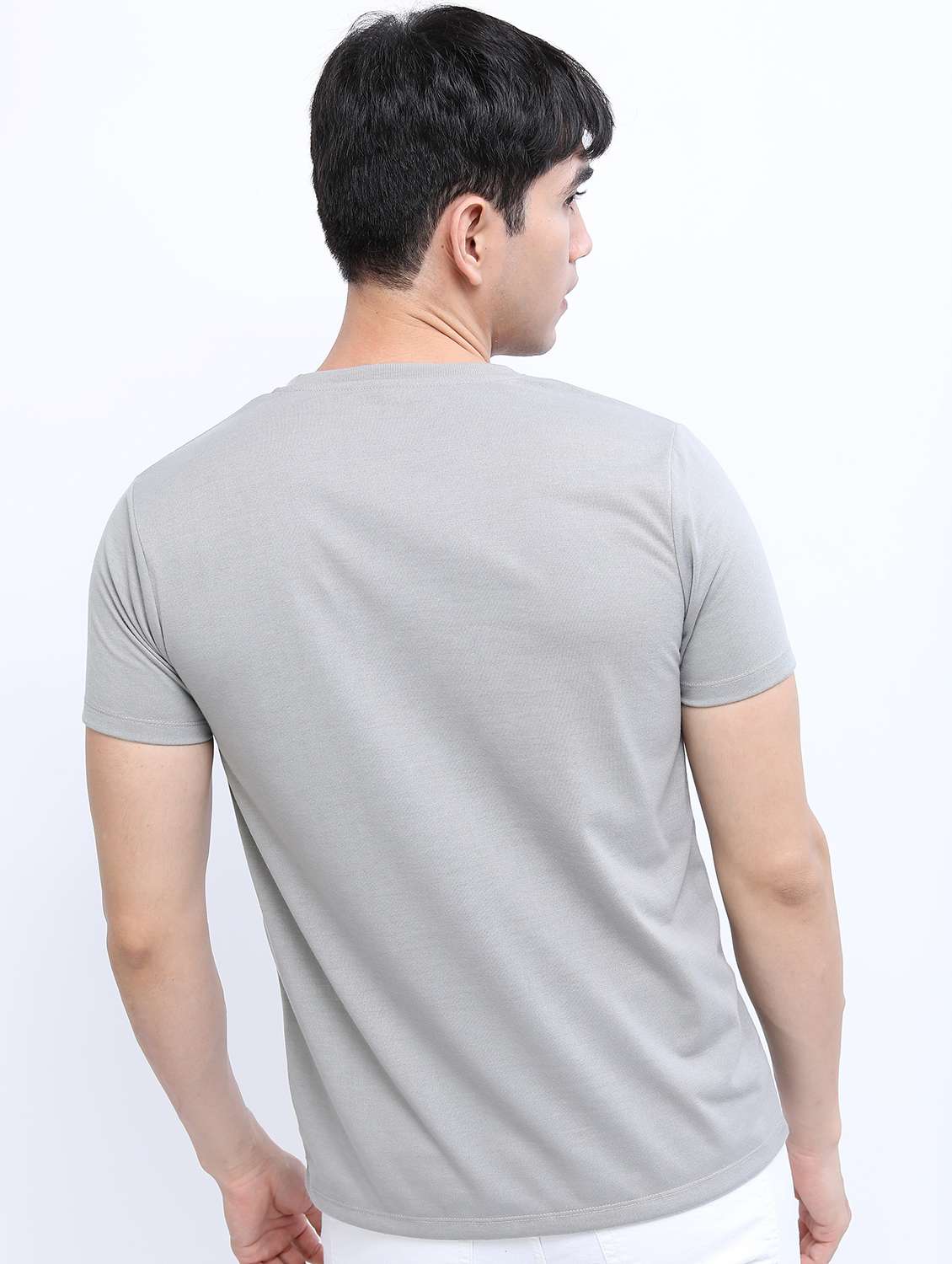 men short sleeved front printed t-shirt - 21488030 -  Standard Image - 2