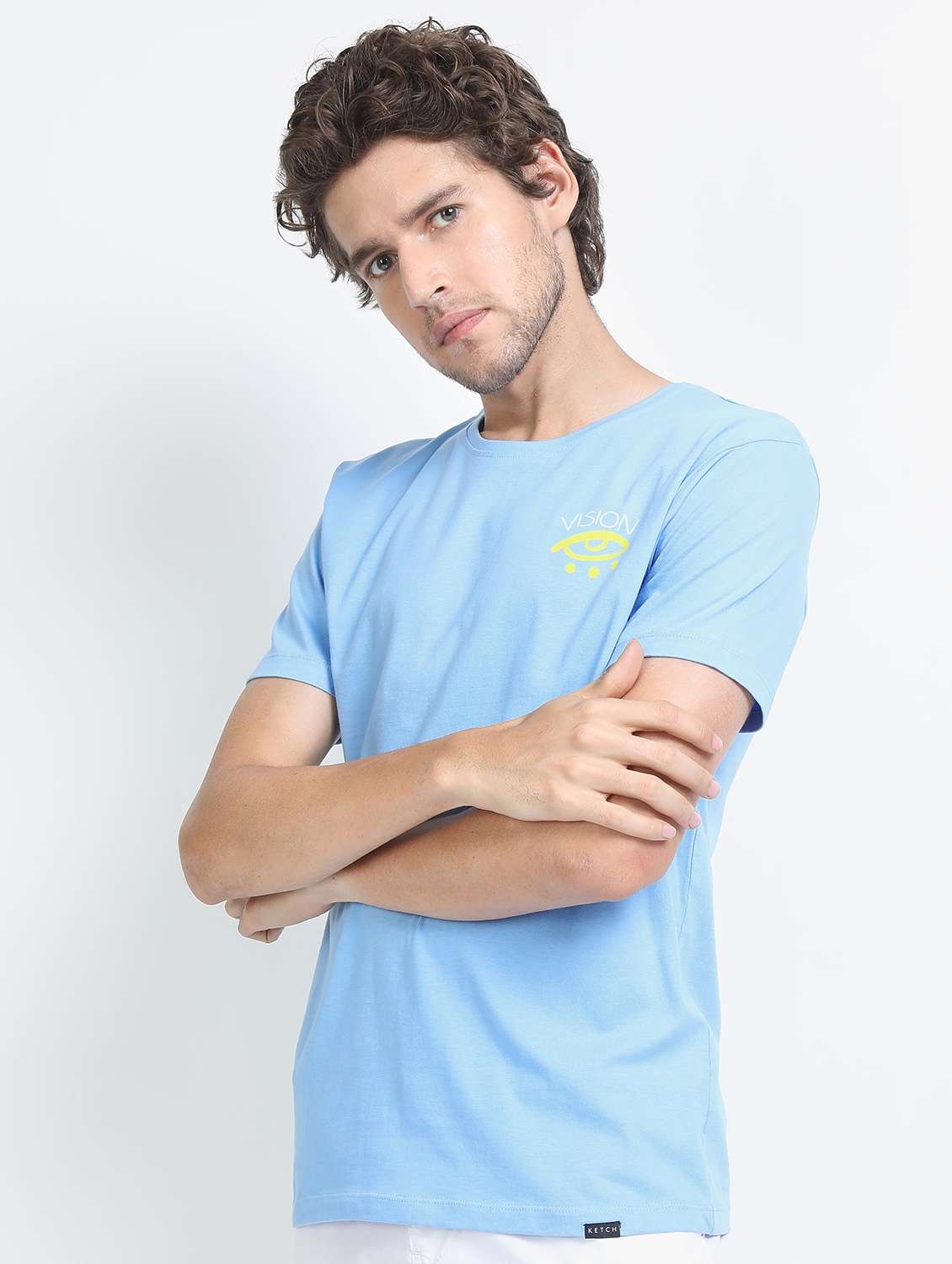 men short sleeved back print t-shirt - 21488049 -  Standard Image - 2