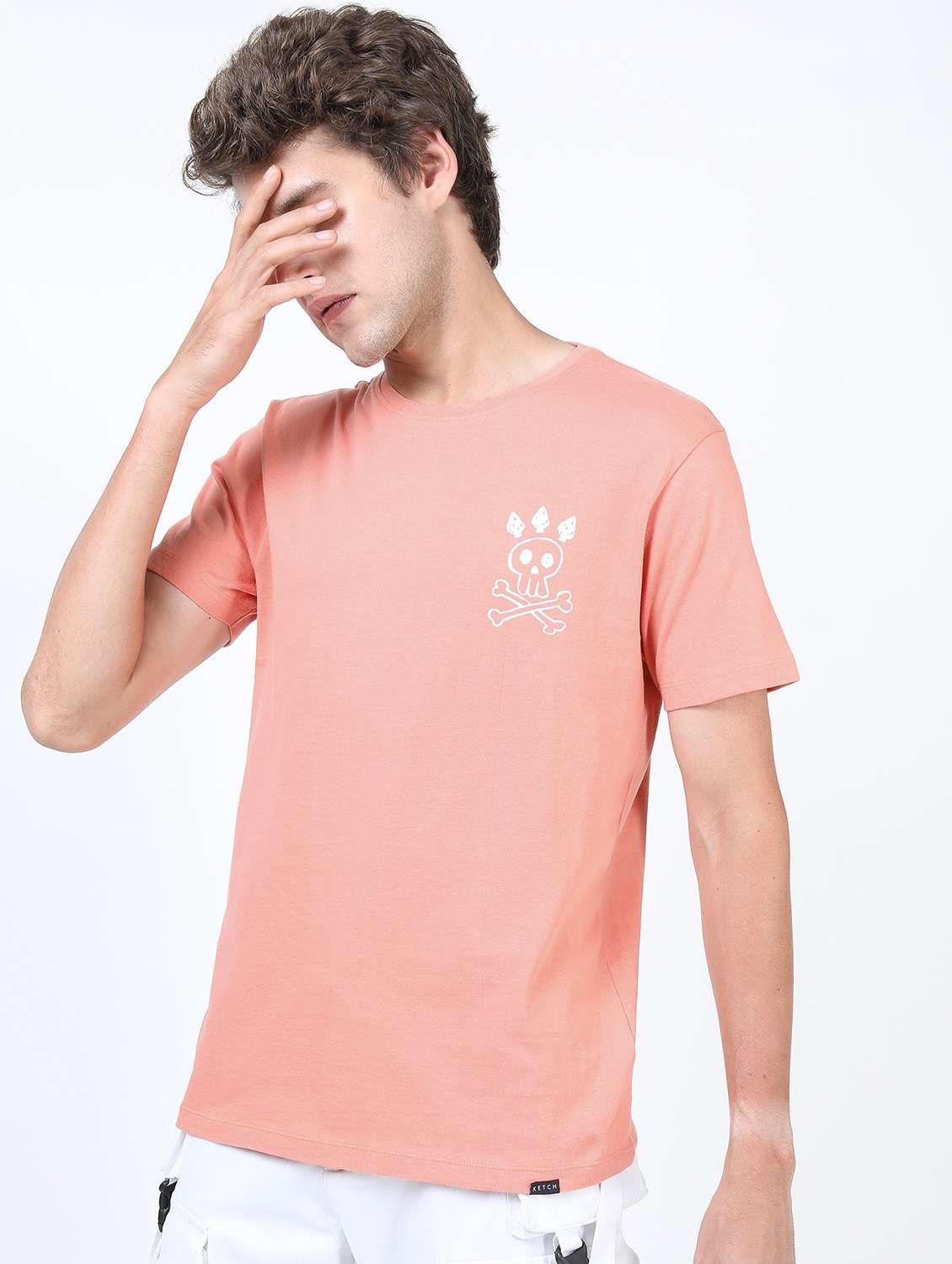 men back print short sleeve regular fit t-shirt - 21488051 -  Standard Image - 2