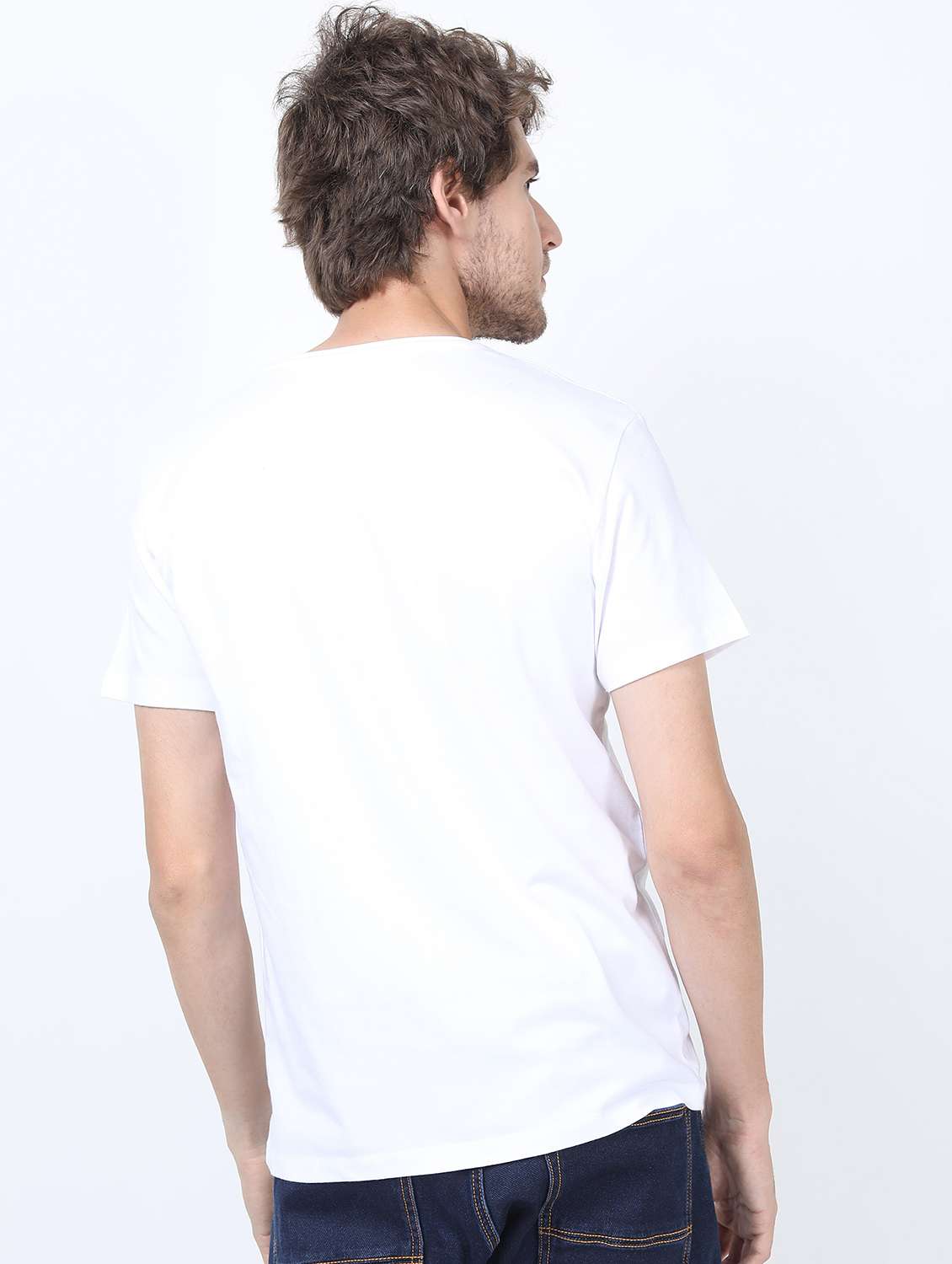 men short sleeve front print t-shirt - 21488062 -  Standard Image - 2