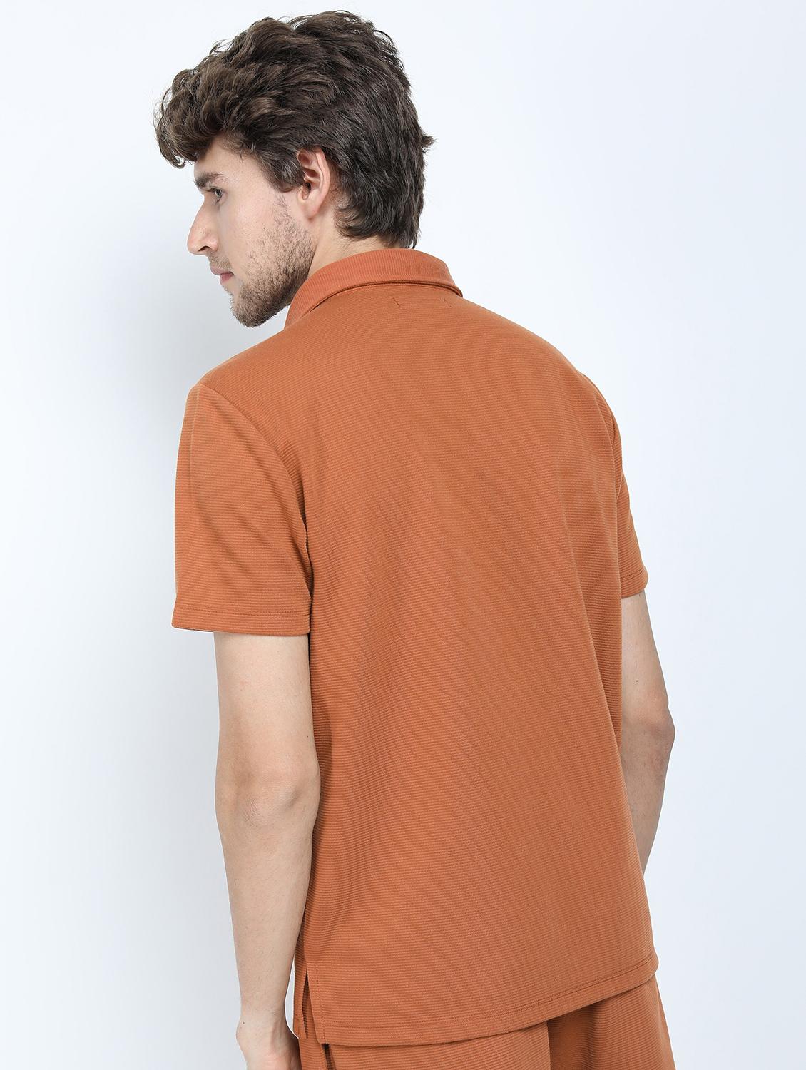 men solid short sleeve regular fit polo t-shirt - 21488101 - Standard Image - 2