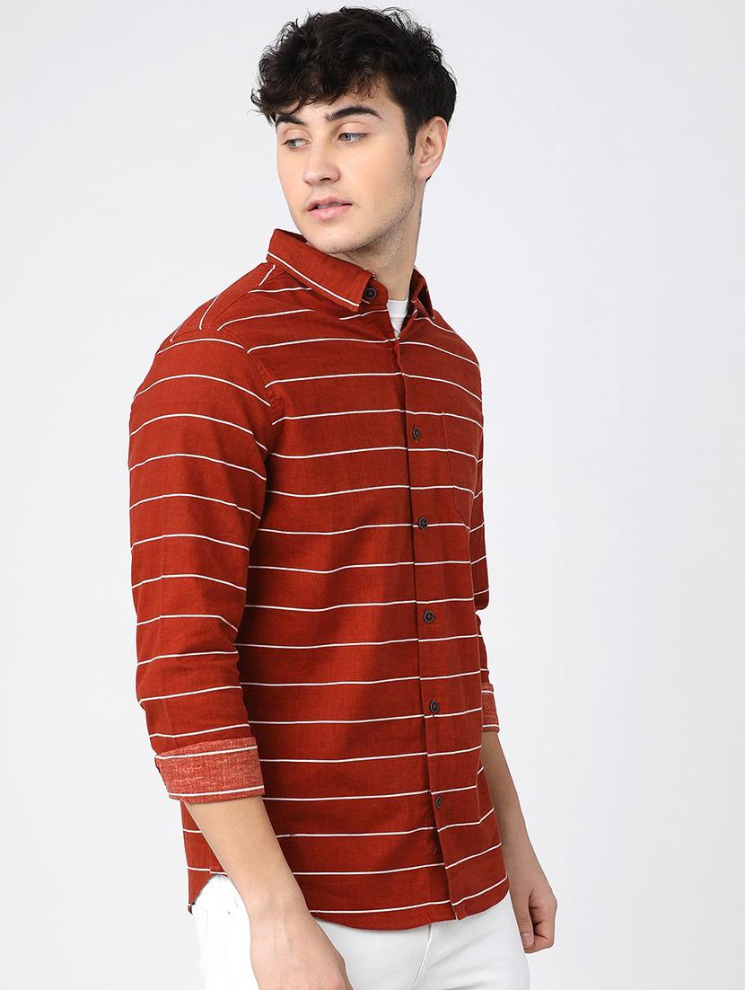 men striped casual shirt - 21488497 - Standard Image - 2