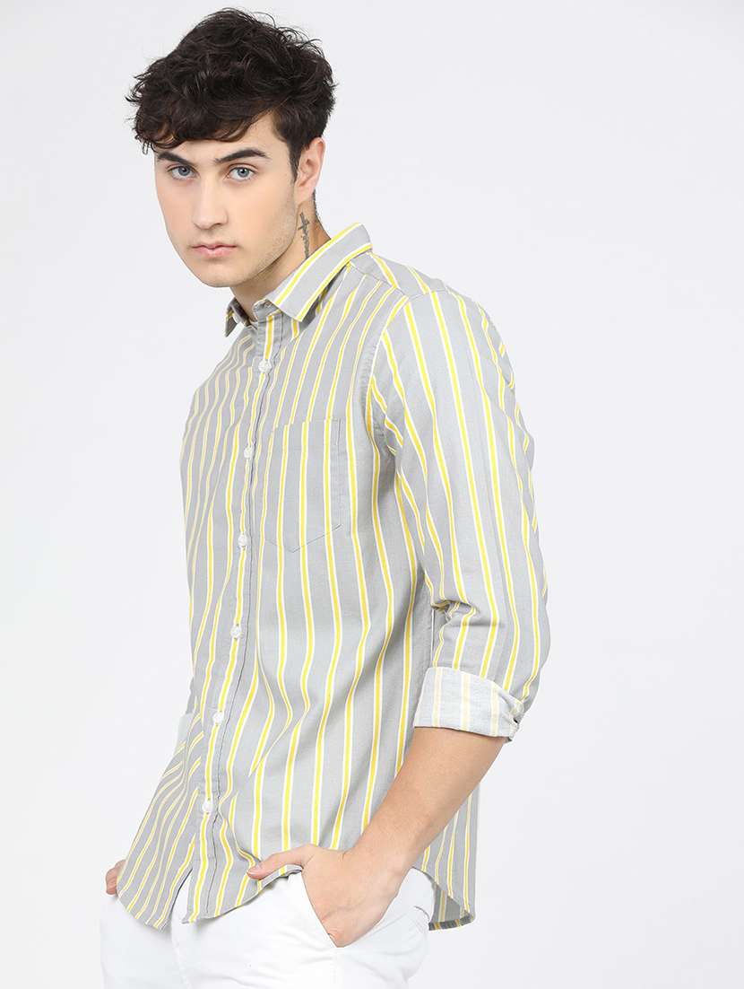 men striped casual shirt - 21488503 -  Standard Image - 2