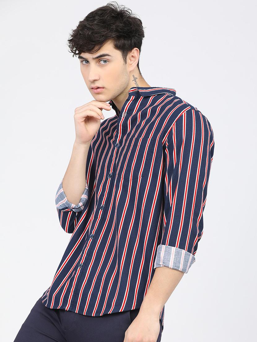 men striped casual shirt - 21488504 - Standard Image - 2