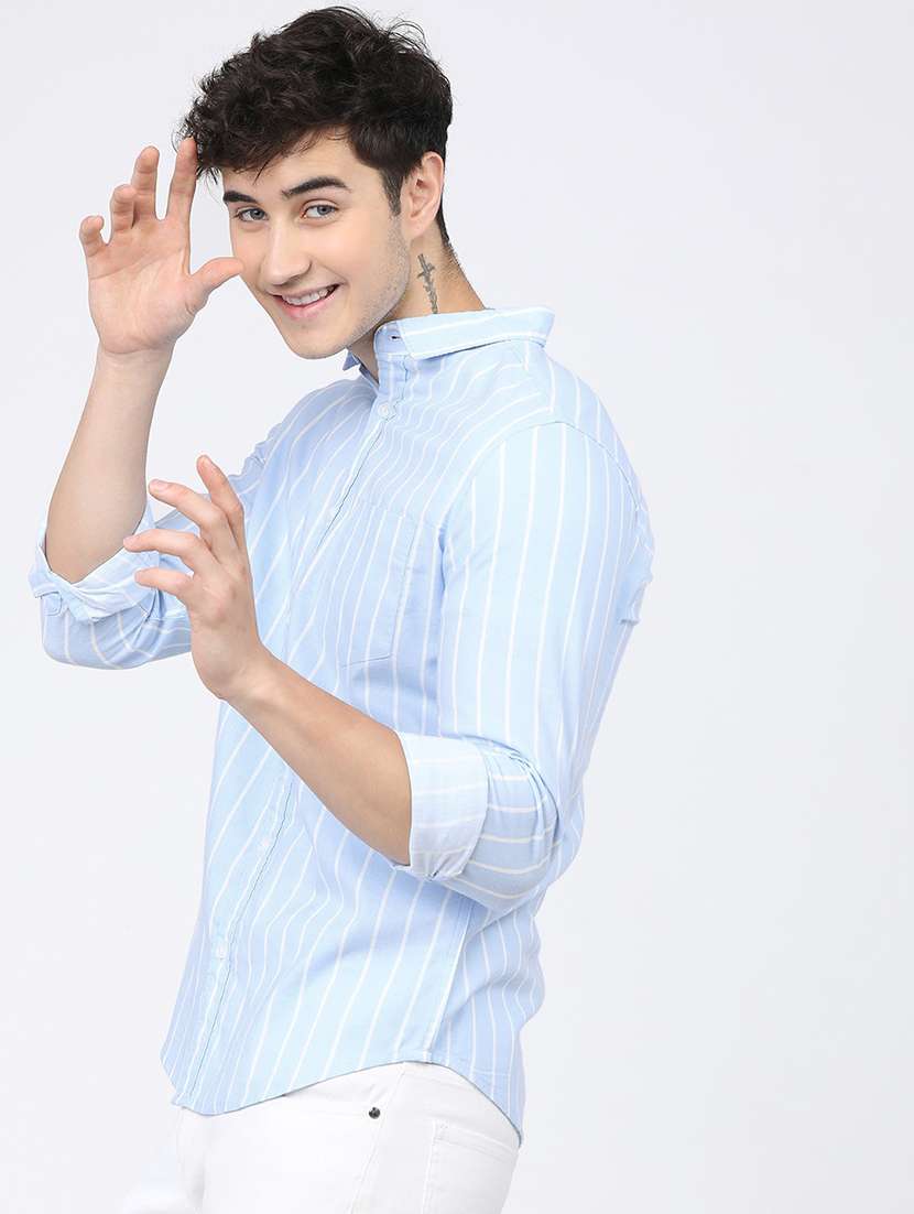 men striped casual shirt - 21488506 -  Standard Image - 2