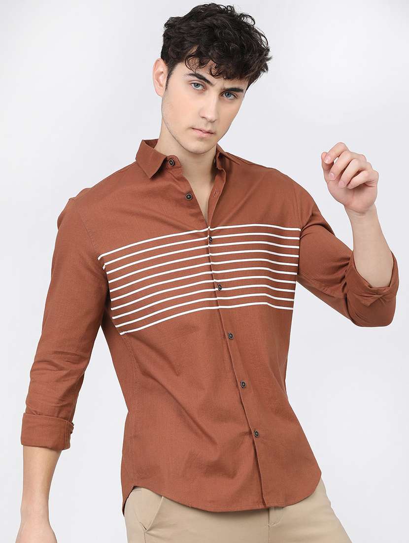 men striped casual shirt - 21488515 -  Standard Image - 2