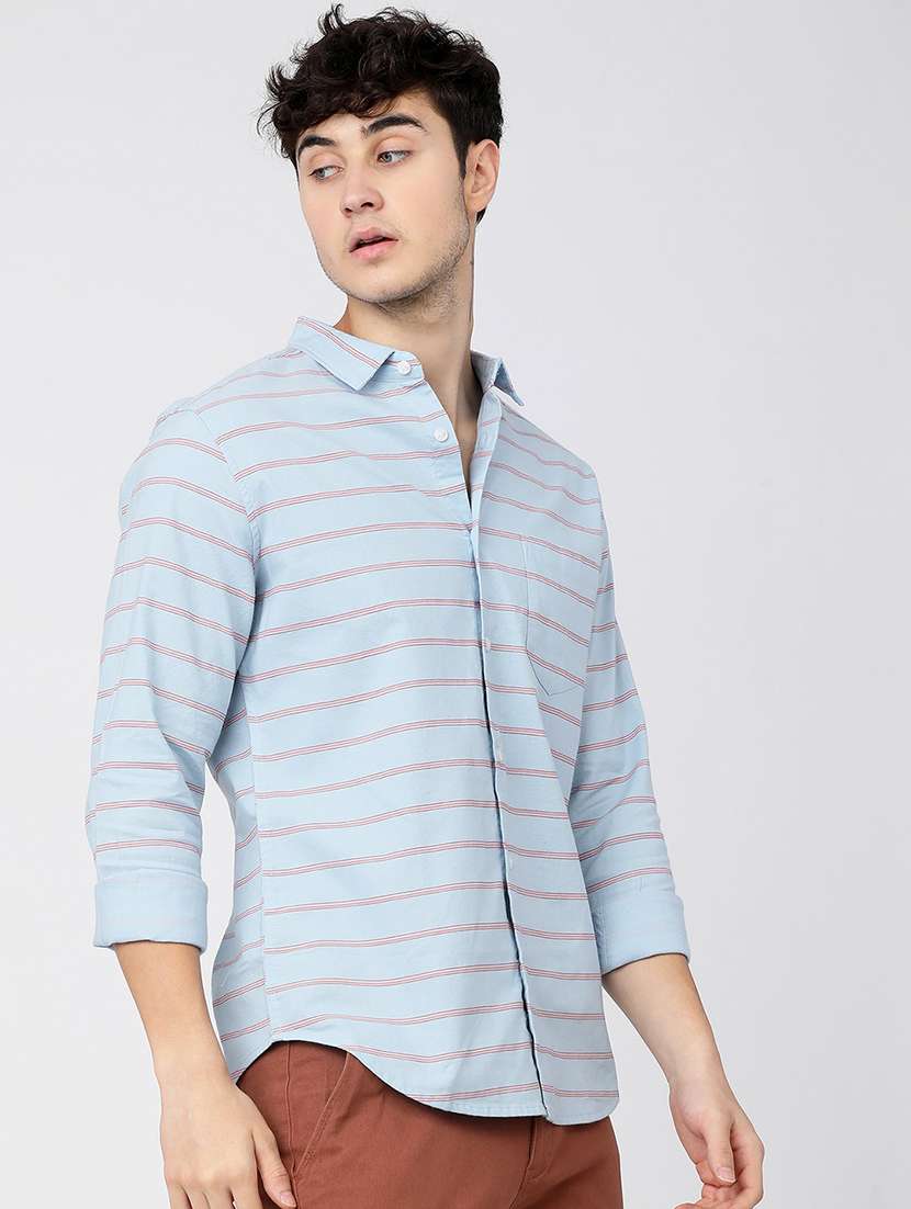 men striped casual shirt - 21488523 -  Standard Image - 2