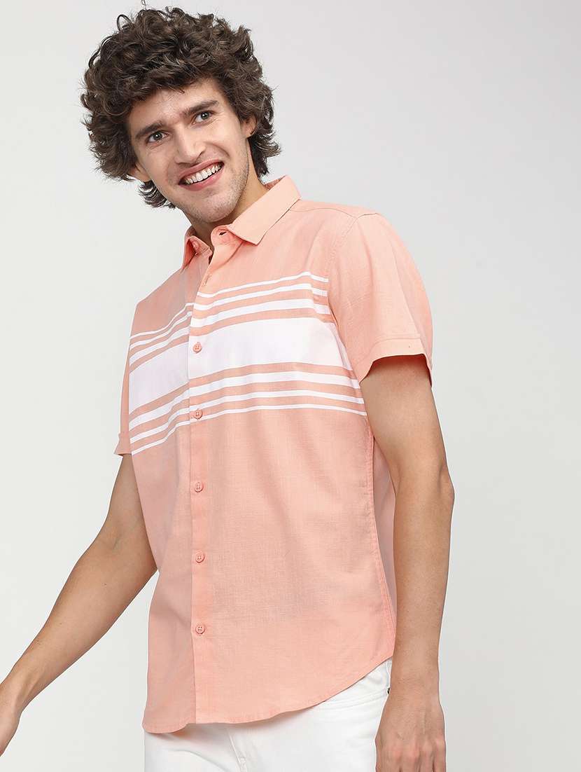men striped casual shirt - 21488532 -  Standard Image - 2
