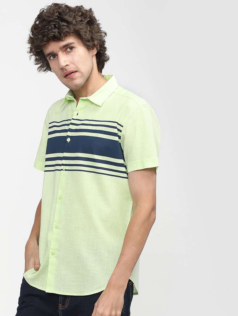 men striped casual shirt - 21488533 -  Standard Image - 2