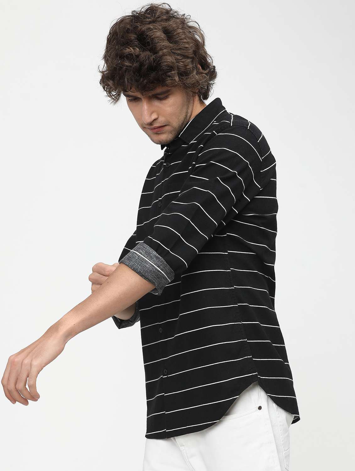 men striped casual shirt - 21488534 -  Standard Image - 2