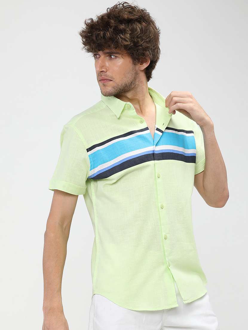 men striped casual shirt - 21488540 -  Standard Image - 2