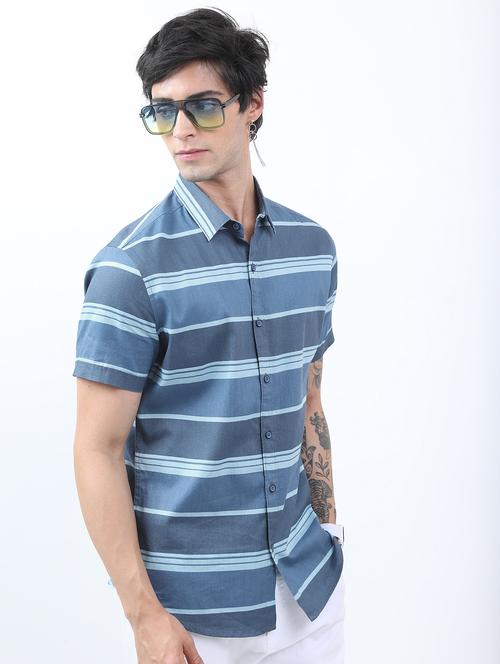 men striped casual shirt - 21488567 -  Standard Image - 0