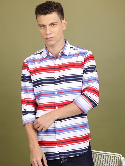 men striped casual shirt - 21488638 -  Standard Image - 0
