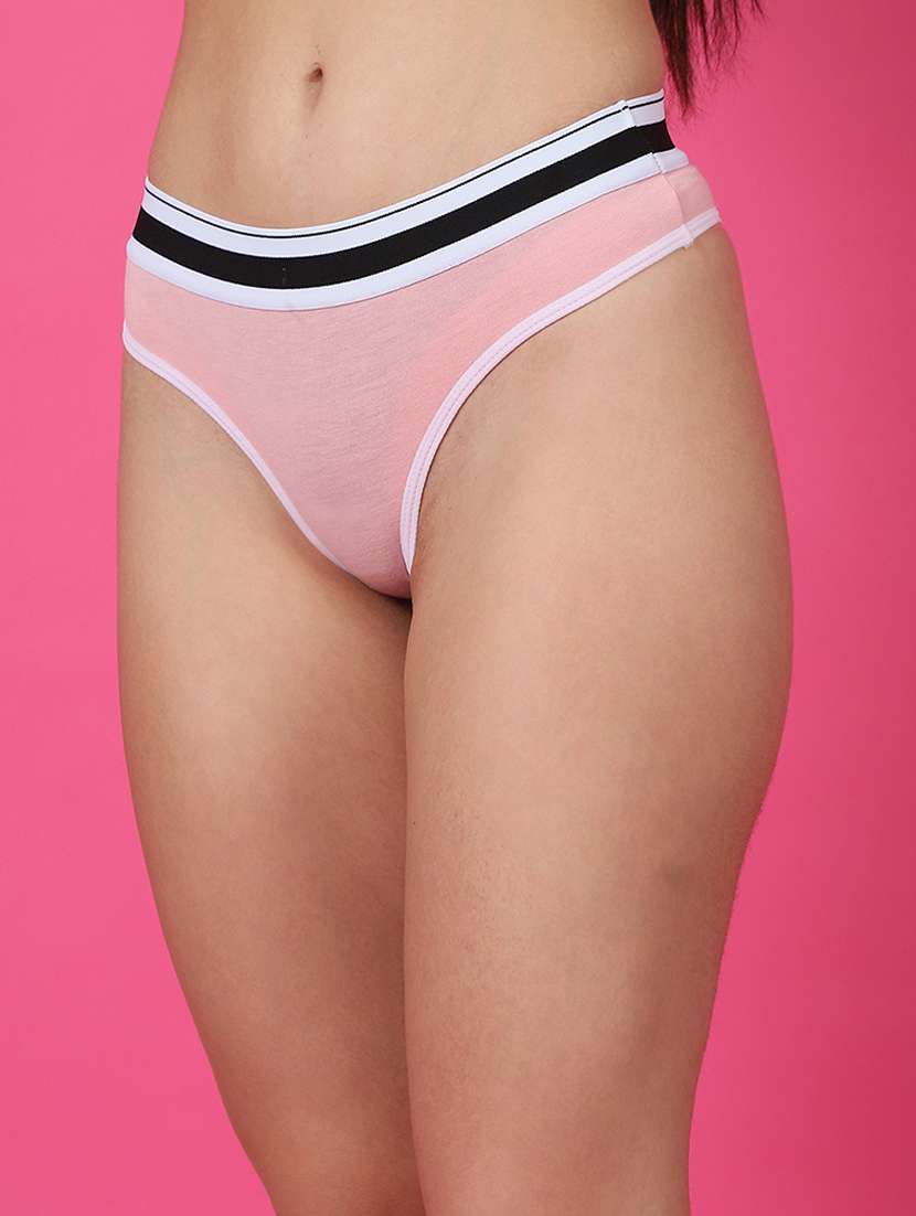 women solid mid rise panty - 21489190 -  Standard Image - 2