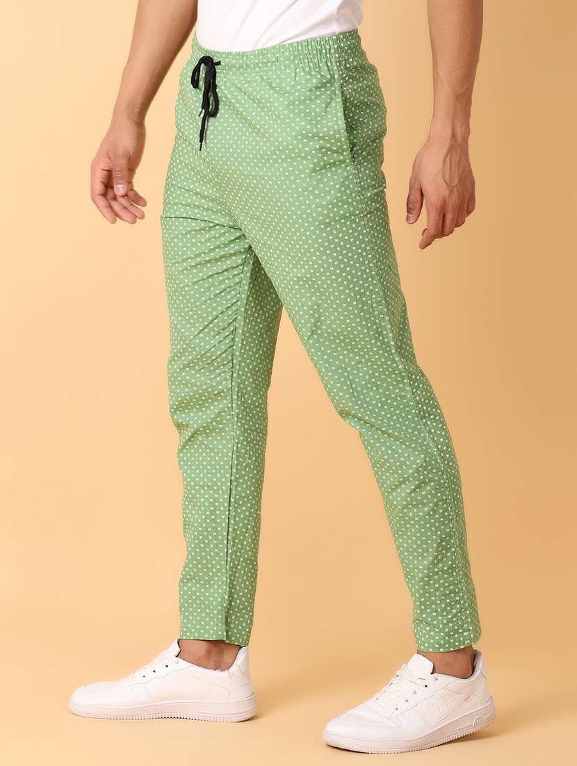 men green printed pyjama - 21490249 - Standard Image - 2
