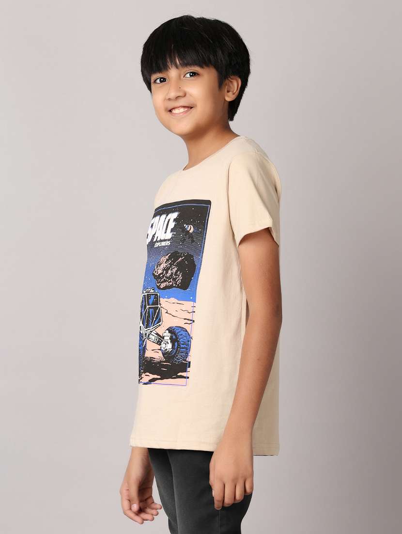 boys round neck graphic t-shirt - 21490512 -  Standard Image - 2