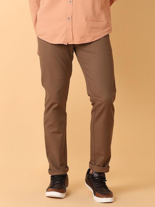 men solids chinos casual trouser - 21490862 -  Standard Image - 0
