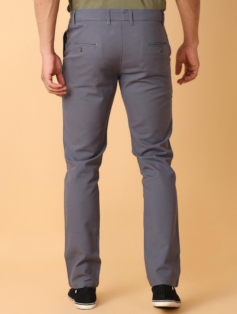men solids chinos casual trouser - 21490865 - Standard Image - 2