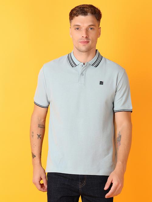 men short sleeve solid polo t-shirt - 21491312 -  Standard Image - 0