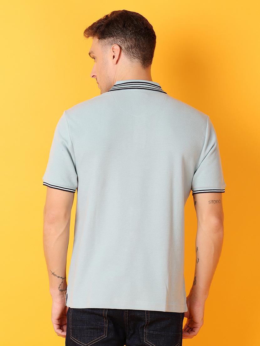 men short sleeve solid polo t-shirt - 21491312 - Standard Image - 2