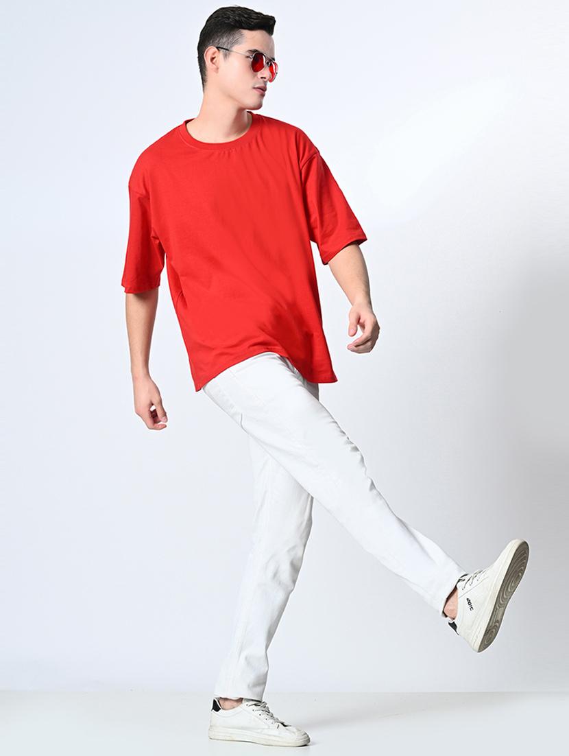 men round neck plain t-shirt - 21491351 - Standard Image - 2