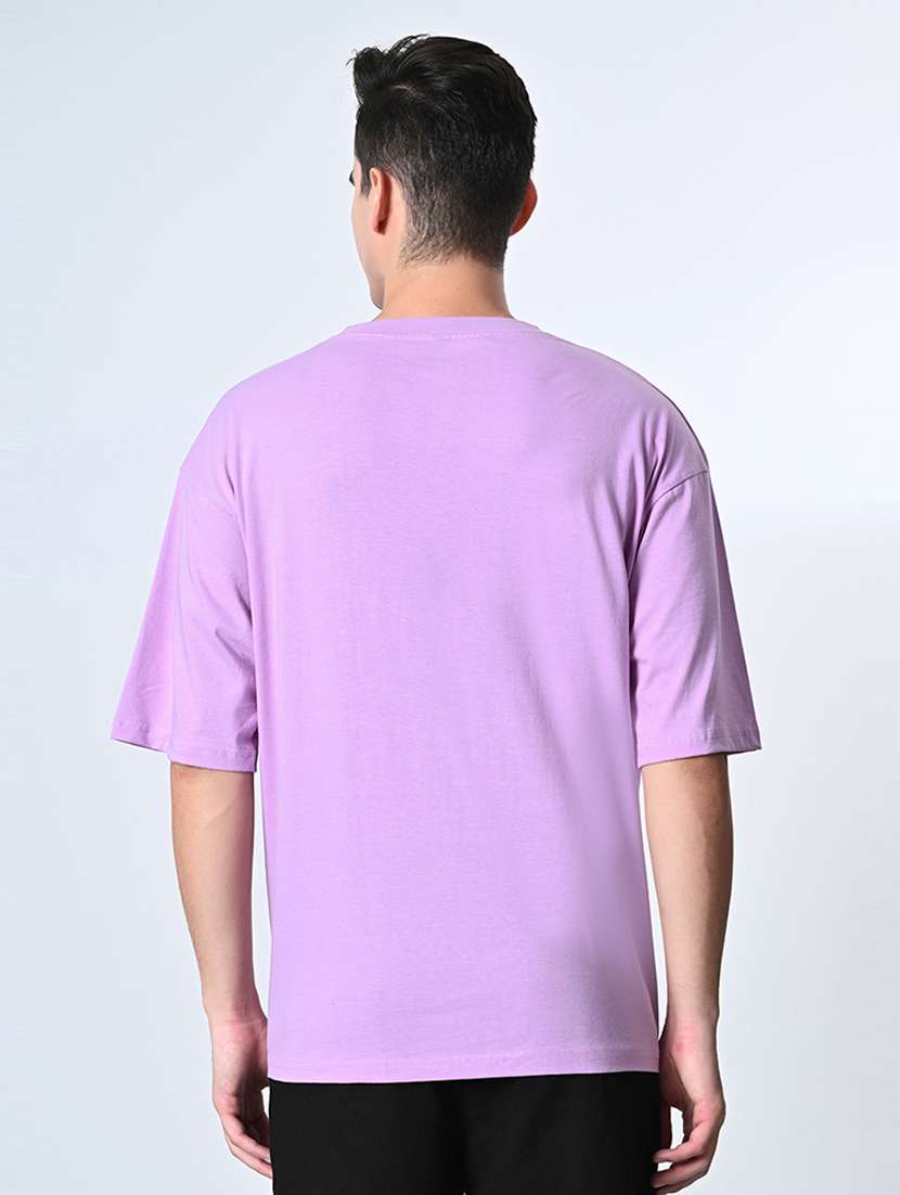 men solid oversized plain t-shirt - 21491352 -  Standard Image - 2