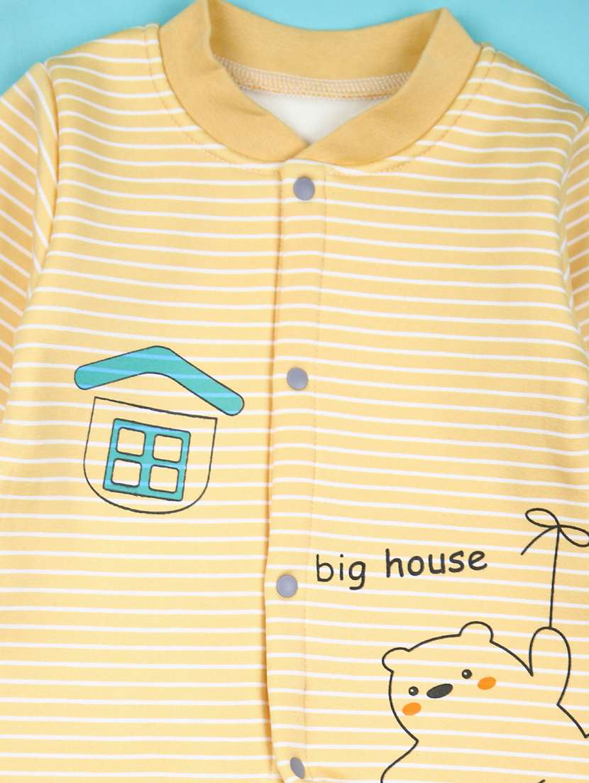 kids yellow printed full length romper - 21491592 -  Standard Image - 2