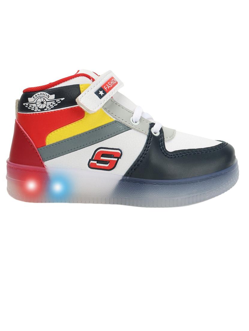 kids white synthetic sneakers - 21491994 - Standard Image - 2