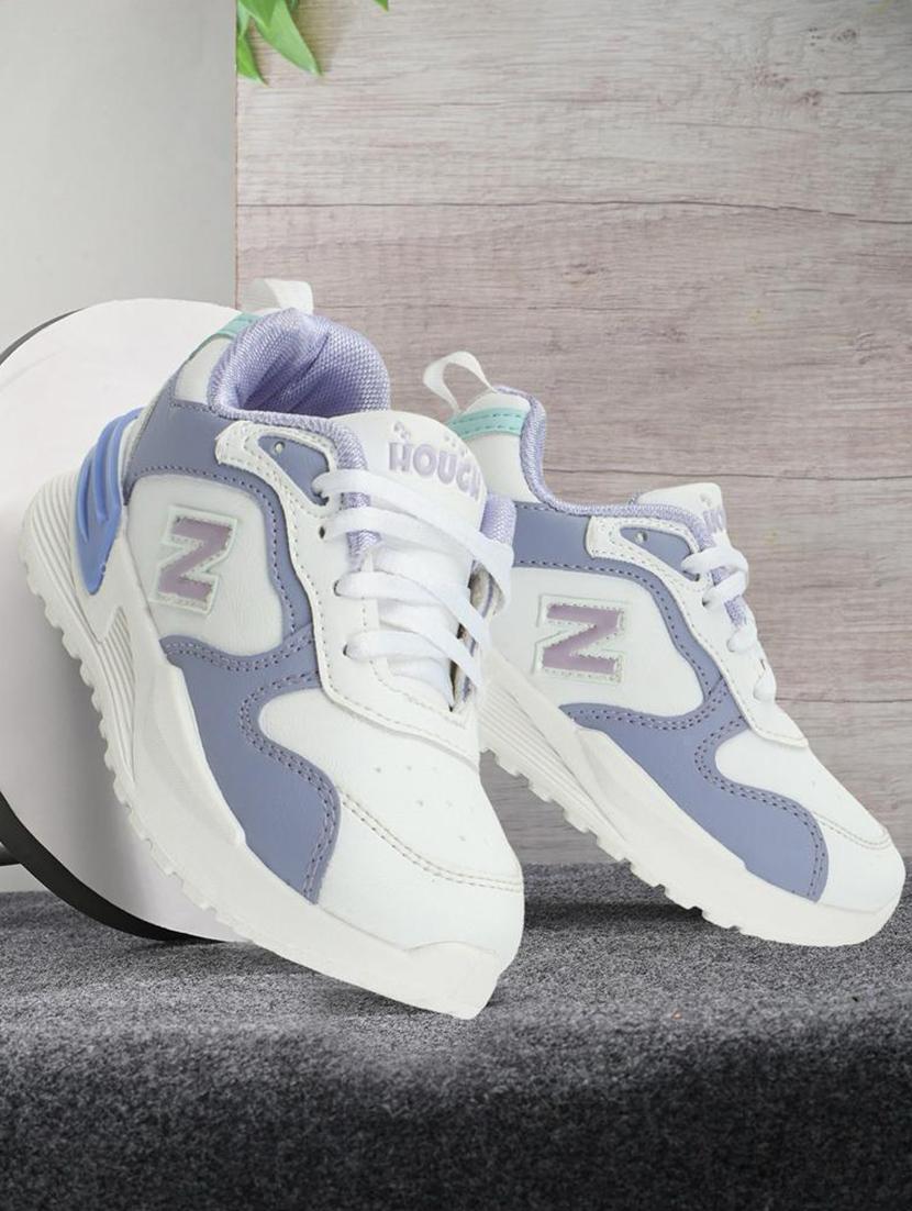 girls color block lace up sneakers