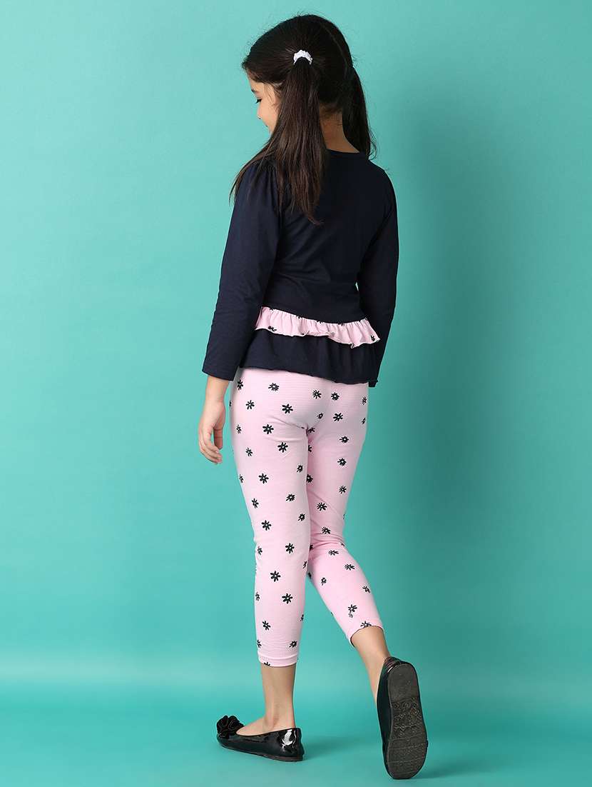 girls printed long sleeves twin set - 21492327 -  Standard Image - 2