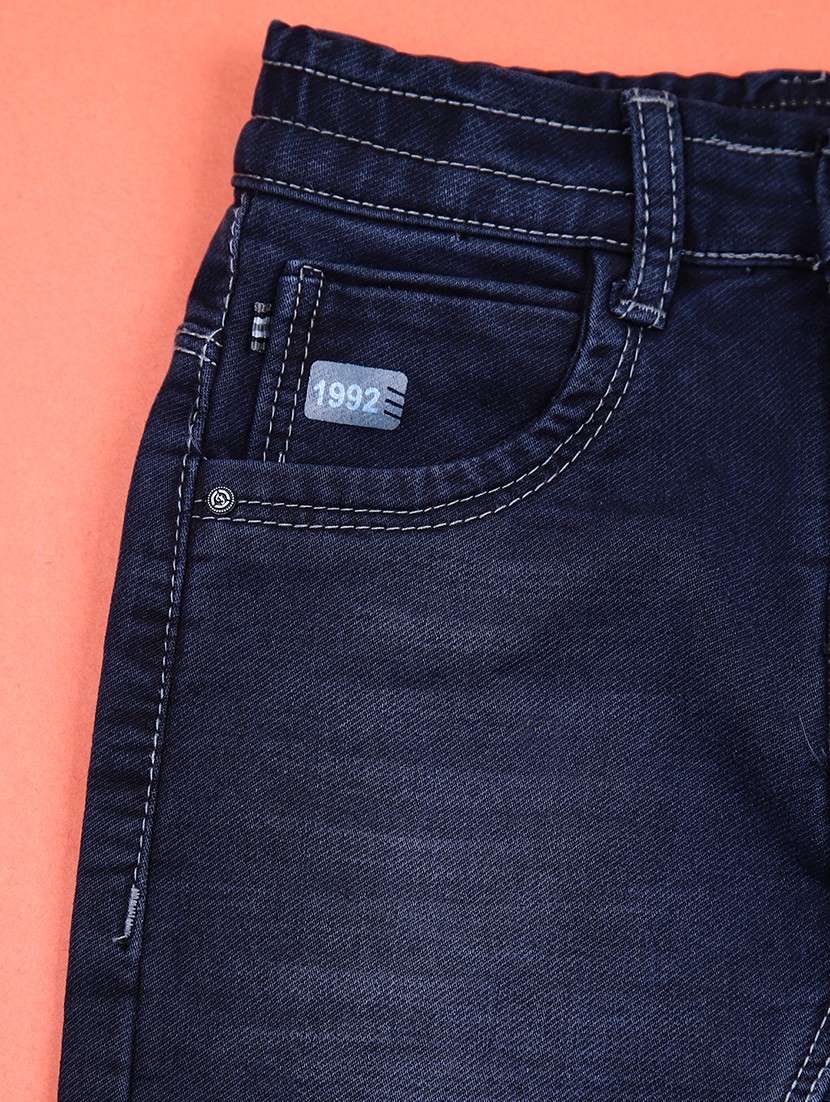 boys mid rise plain jeans - 21492334 -  Standard Image - 2