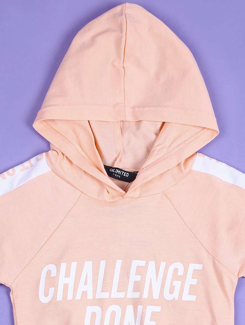 girls typography print skirt top set - 21492372 -  Standard Image - 2