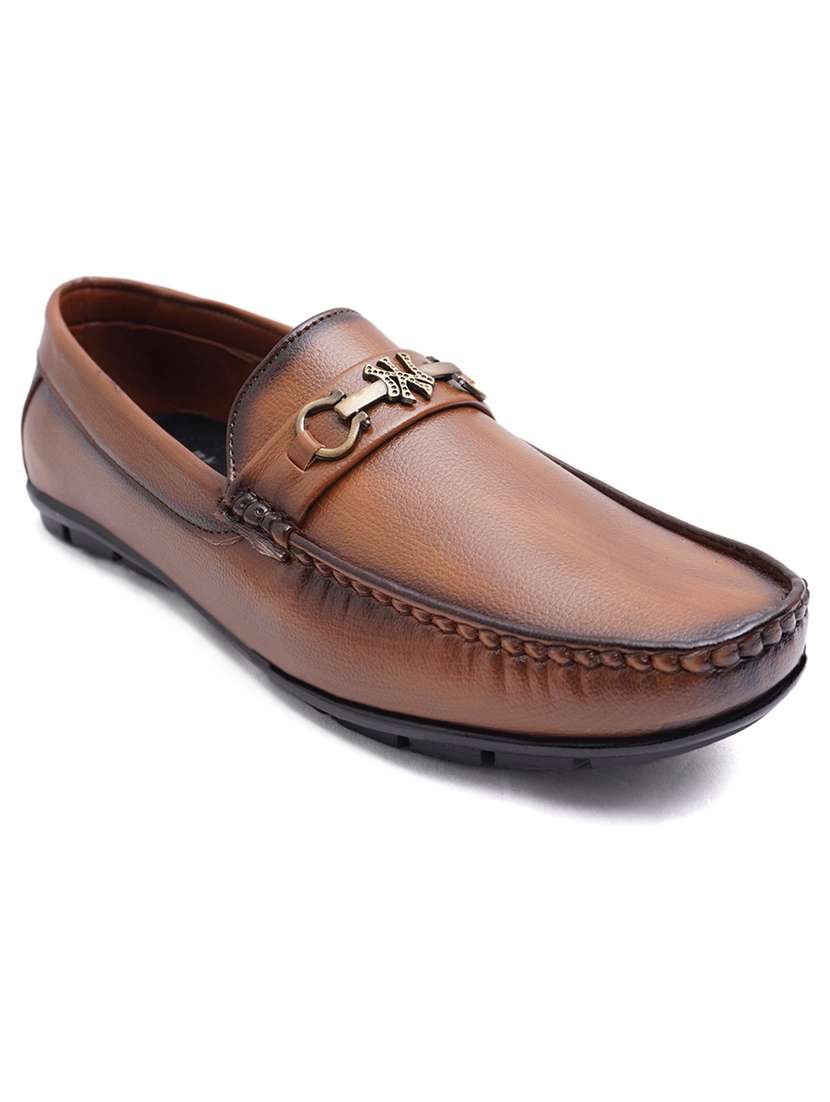 men slip on horsebit loafers
