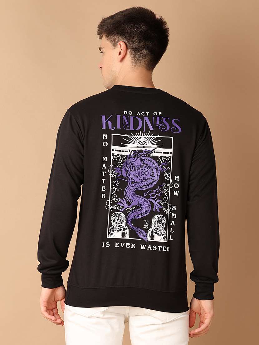 men long sleeve front & back printed sweatshirt - 21492728 -  Standard Image - 2