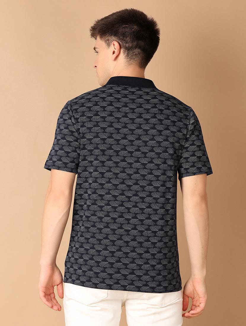 men short sleeve printed polo t-shirt - 21492901 - Standard Image - 2