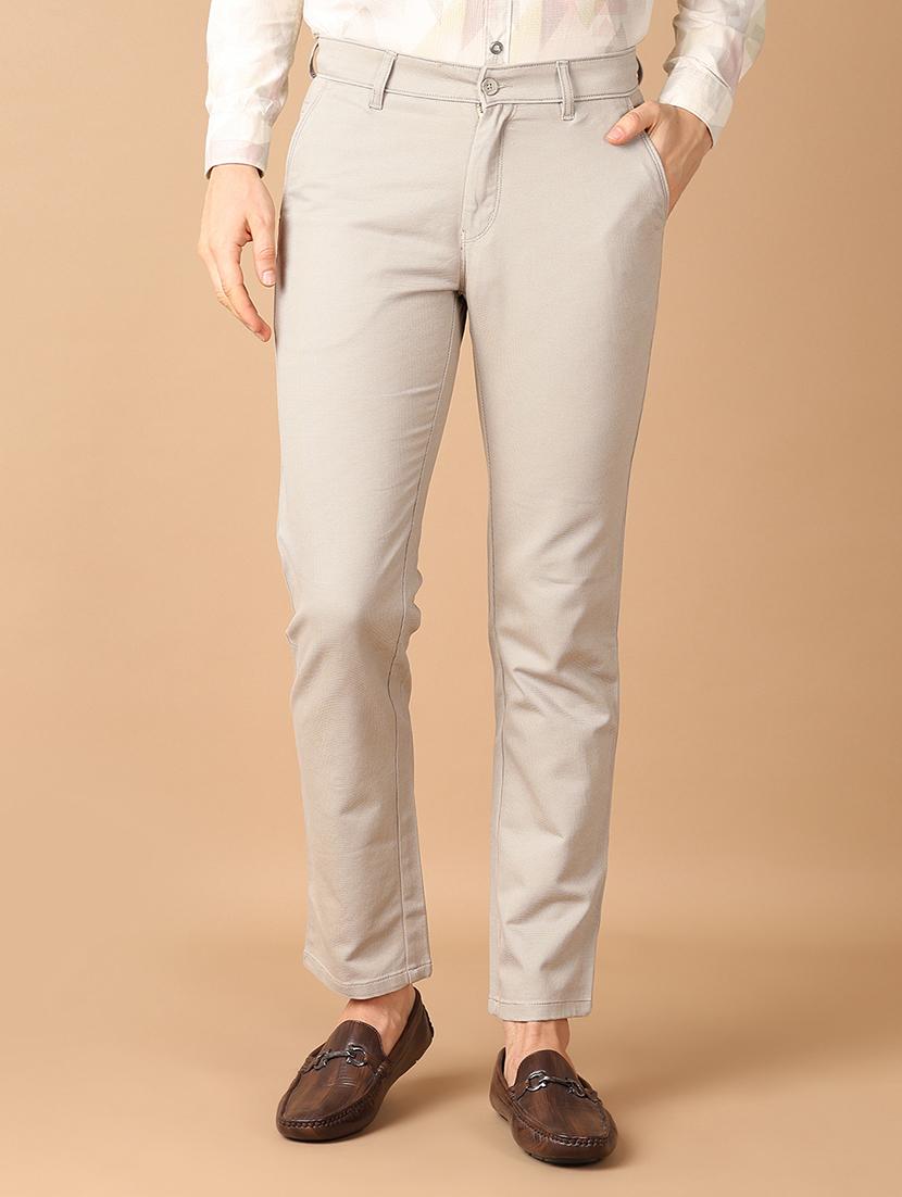 men solids flat front chinos trouser - 21492991 - Zoom Image - 0